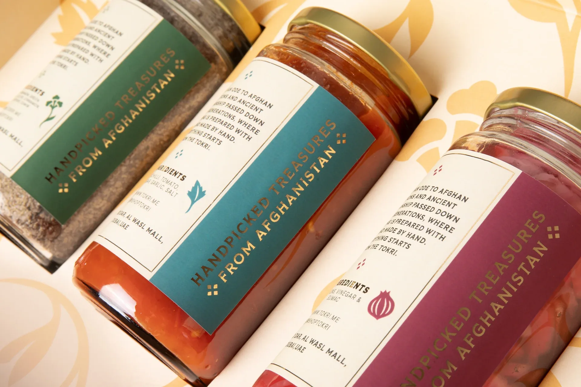 Tokri jar labels: handmade treasures from Afghanistan